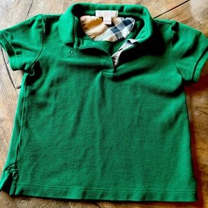 Boys Burberry polo